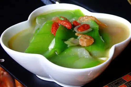 Canh mướp nấu tôm khô đơn giản dễ làm