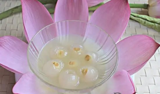 CHÈ SEN NHÃN GIẢI NHIỆT NGÀY HÈ