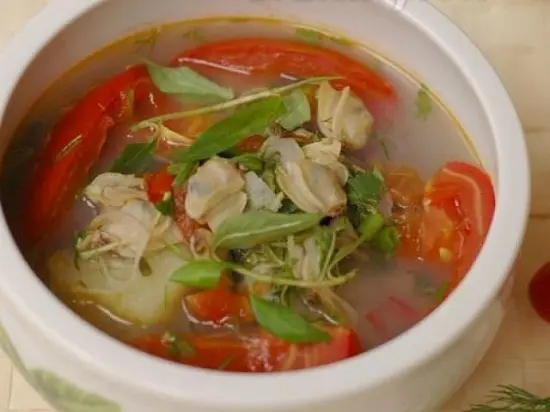 Công thức cho món canh ngao nấu chua thanh mát ngày nóng
