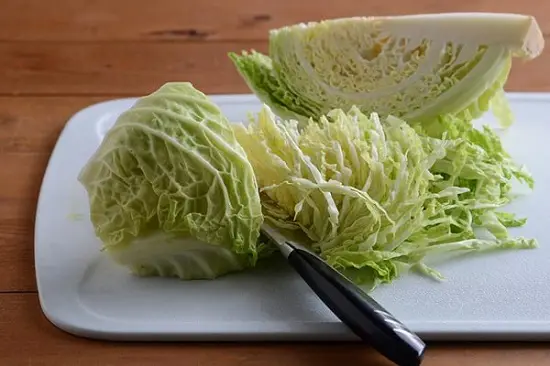 thái vụn cải bắp