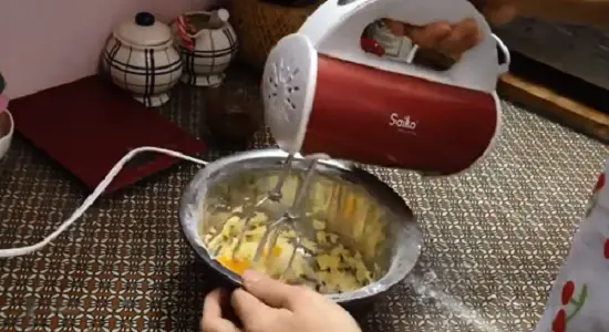Bước 1 làm topping bánh Papparoti