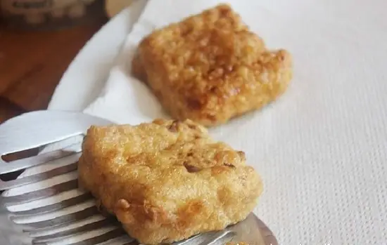 Sau khi chiên xong bánh sữa chiên Tây Ban Nha
