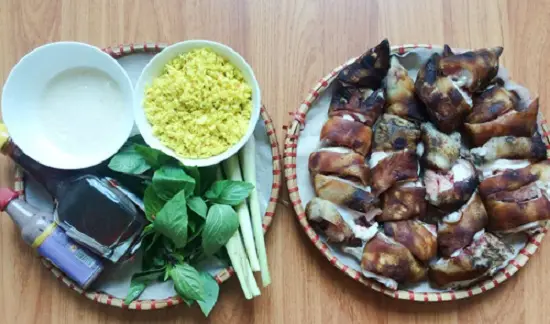 nguyên liệu làm món chân giò giả cầy