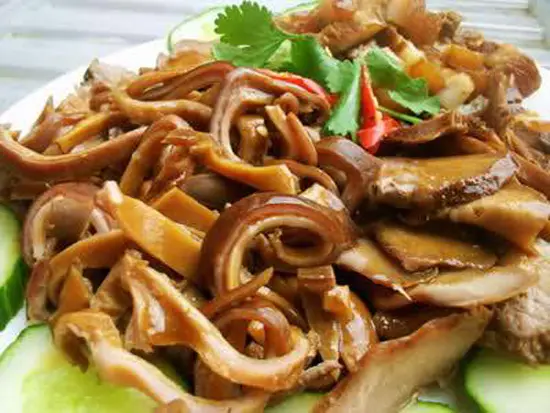 Công thức làm món dạ dày heo xào giòn
