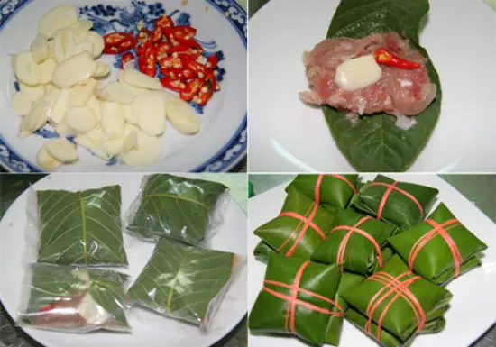 Các bước làm nem chua