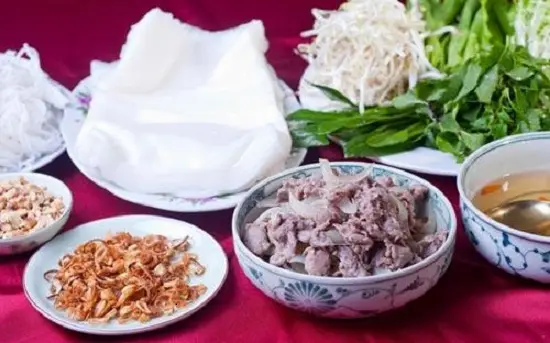 Cách gói phở cuốn ngon
