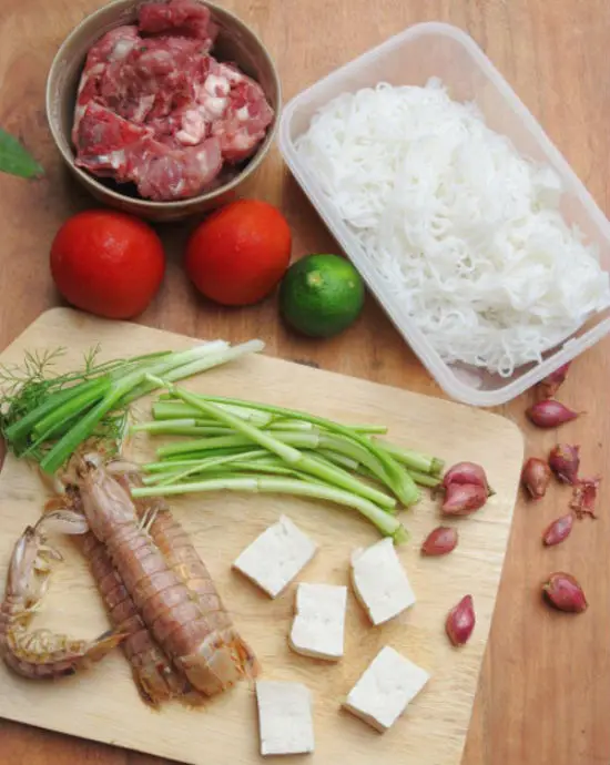 Công thức nấu bún bề bề ngon 2
