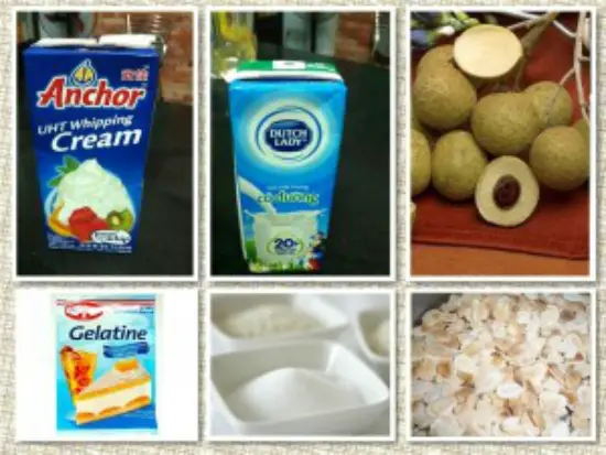 Nguyên liệu làm chè khúc bạch