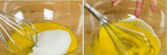 Bước đầu làm souffle trà xanh
