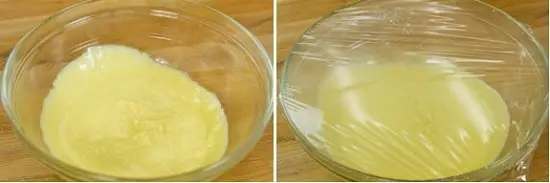 Bước 4 làm souffle trà xanh