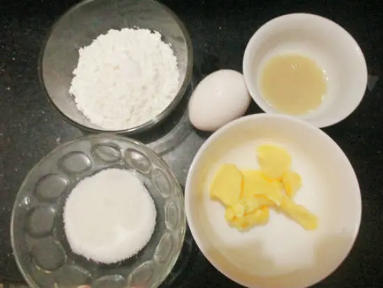 Nguyên liệu làm bánh sò