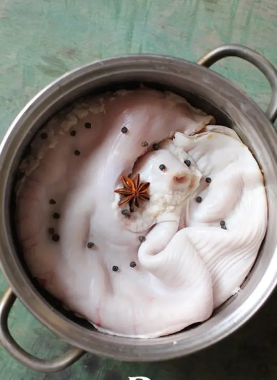 DẠ DÀY HẦM HOA HỒI THƠM DẬY BẾP