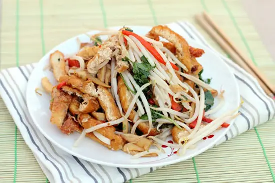 ĐẬU PHỤ XÀO GIÁ ĐỖ MÓN NGON CHO NGƯỜI ĂN CHAY