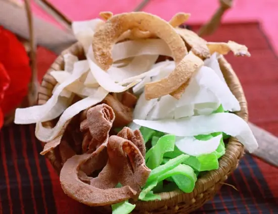 cách làm mứt dừa ngũ sắc ngon