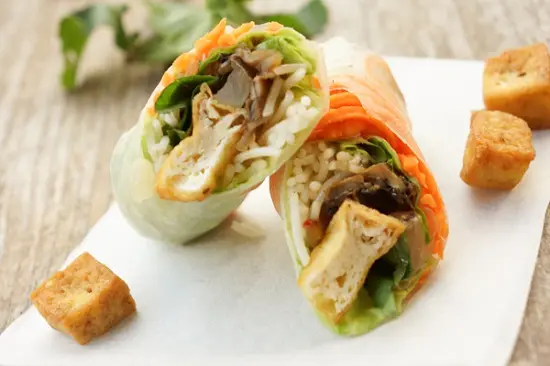 cách làm gỏi cuốn chay thành phẩm