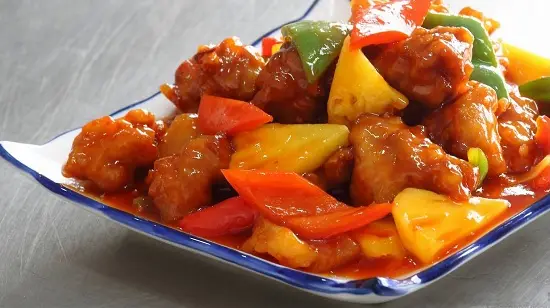 cách nấu sườn chua ngọt thành phẩm