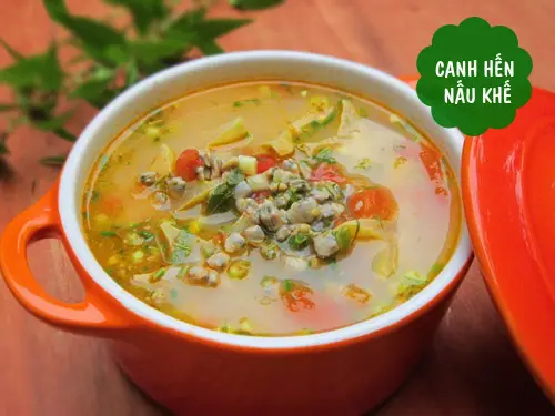 Hướng dẫn làm món canh hến nấu khế thơm ngon