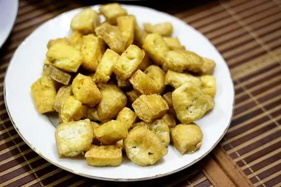 Rán vàng đậu phụ