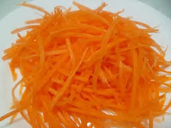 cà rốt thái sợi