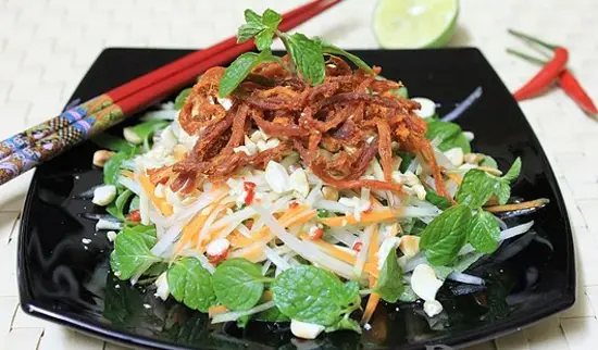 NỘM BÒ KHÔ MÓN ĂN CHỜ NGAY NẮNG LÊN