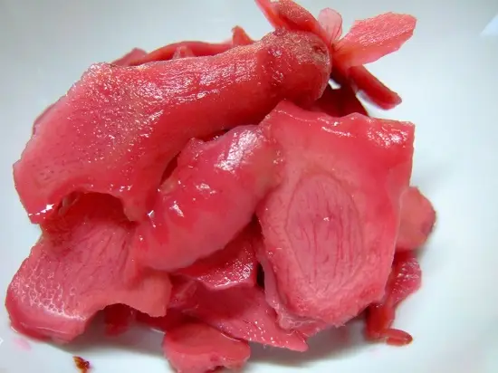 gừng muối đỏ nhật bản