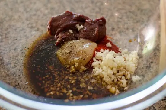 gà hầm cay kiểu hàn