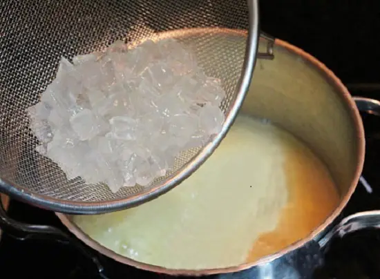 nấu chè đậu xanh nha đam