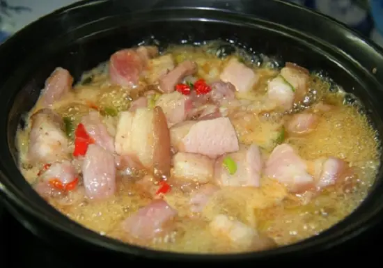 hầm thịt heo