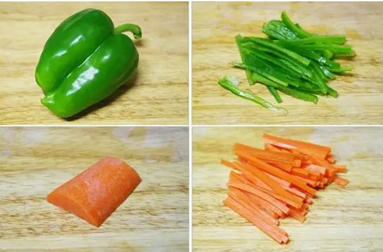 thái nguyên liệu làm bò chiên giòn
