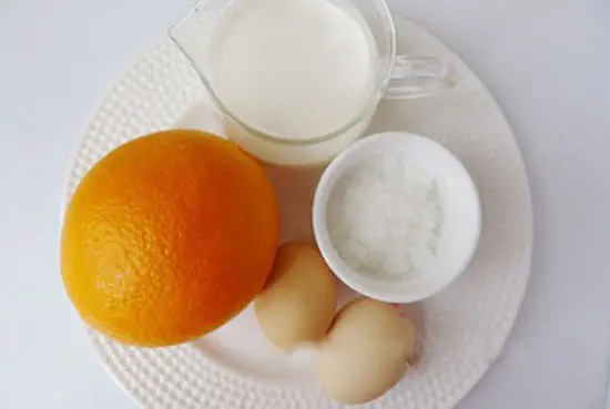 nguyên liệu làm bánh flan cam