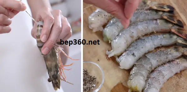 Mỳ cuốn tôm chiên giòn ngon hết sẩy