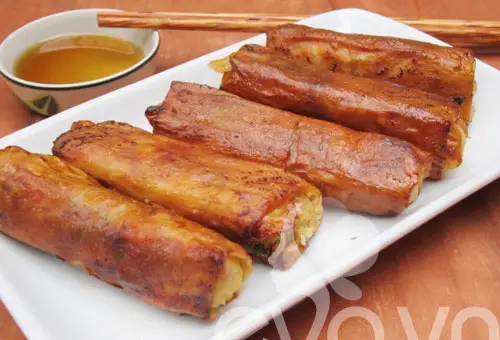 Nem phù trúc chay giòn ngon cho mùa Vu Lan