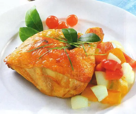 Ngon như đùi gà nướng lá chanh