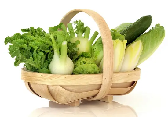 cách chữa nhiệt miệng hiệu quả rau xanh