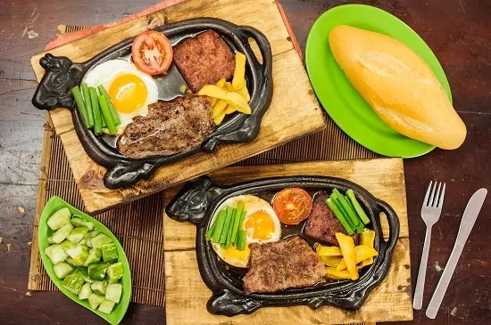món ngon ở hà nội bánh mì chảo