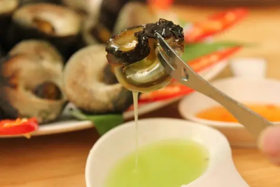 quán ốc luộc Bà Gìa