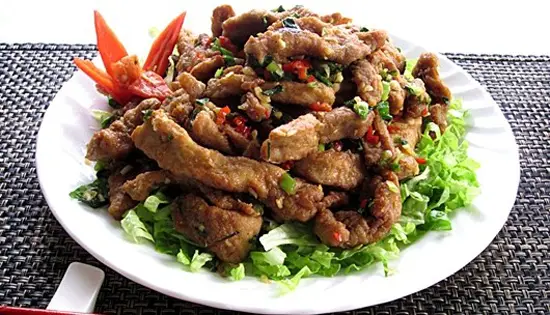 THỊT HEO CHIÊN NƯỚC MẮM LẠ MÀ NGON