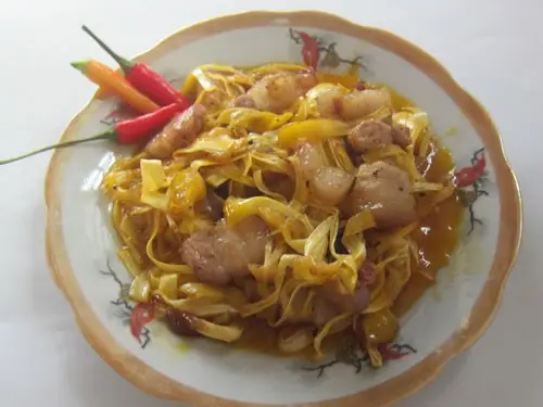 Thịt kho xơ mít
