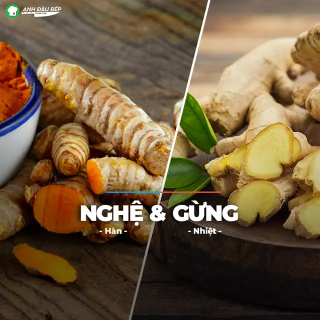Tìm hiểu tính nhiệt-hàn của các loại thực phẩm hàng ngày