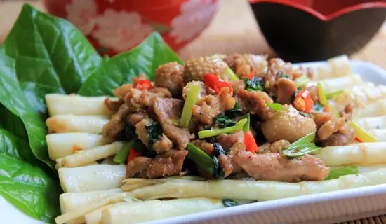 Vịt xào măng trúc ăn là mê